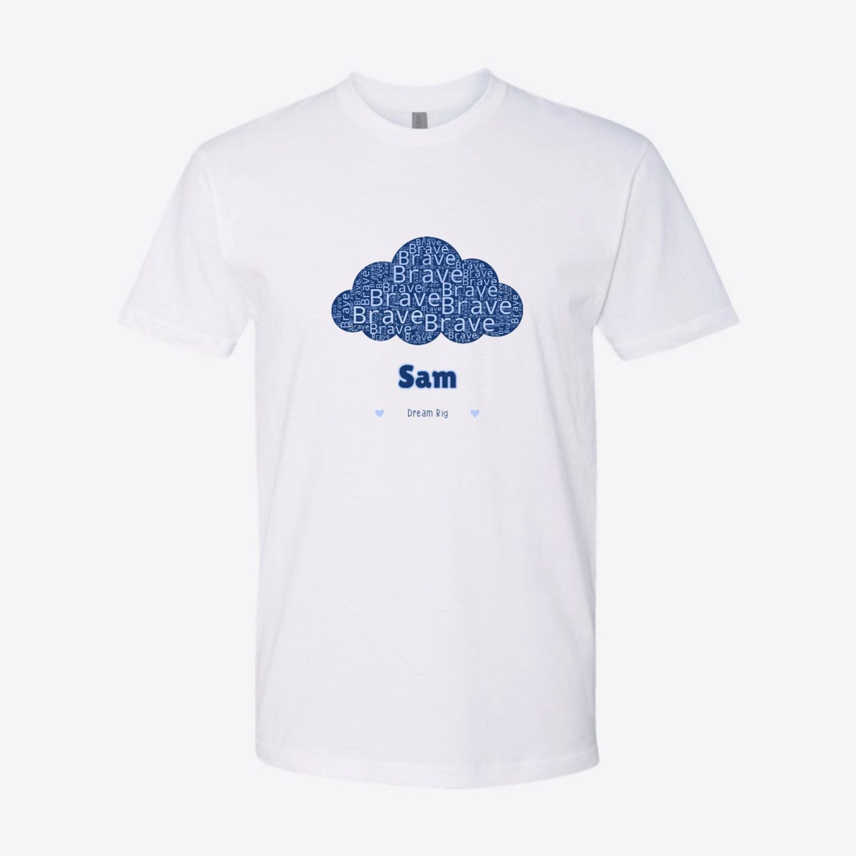 Dream Big Little One Word Cloud Custom Tee