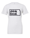 Drink Local design on a white t-shirt