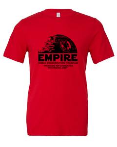 galactic empire star wars movie funny red tshirt t-shirt 