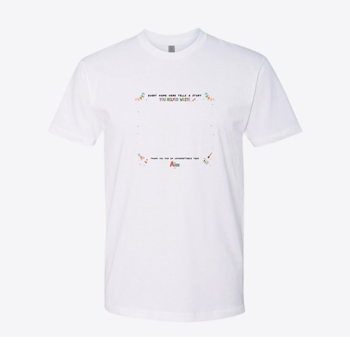 Every Name Tells a Story Class Word Search Custom Tee