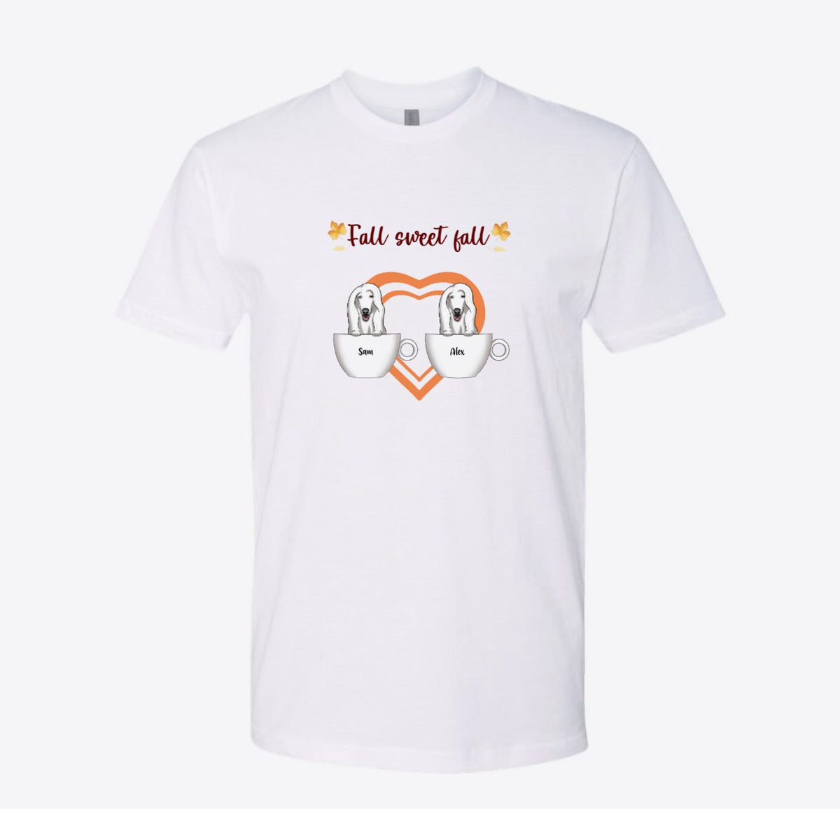 Fall Sweet Fall Dogs Custom Tee
