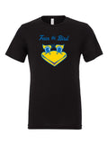 Fear the Bird on a black t-shirt