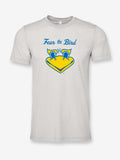 Fear the Bird on a cement gray t-shirt