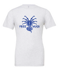 Free Hugs design on a white t-shirt