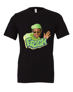 will smith fresh prince of bel air 90s tv show black tshirt t-shirt 