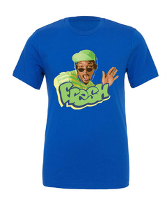 will smith fresh prince of bel air 90s tv show blue tshirt t-shirt 