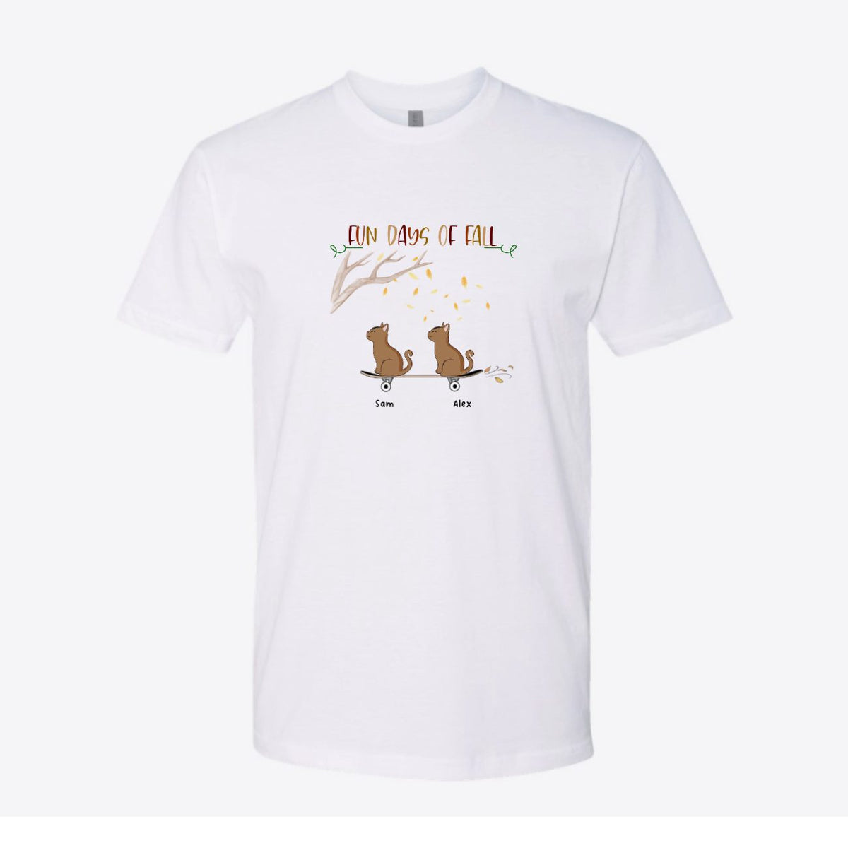 Fun Days of Fall Pets Custom Tee