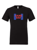 Game Day on a black t-shirt