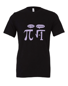 math rational pi square root funny black tshirt t-shirt 