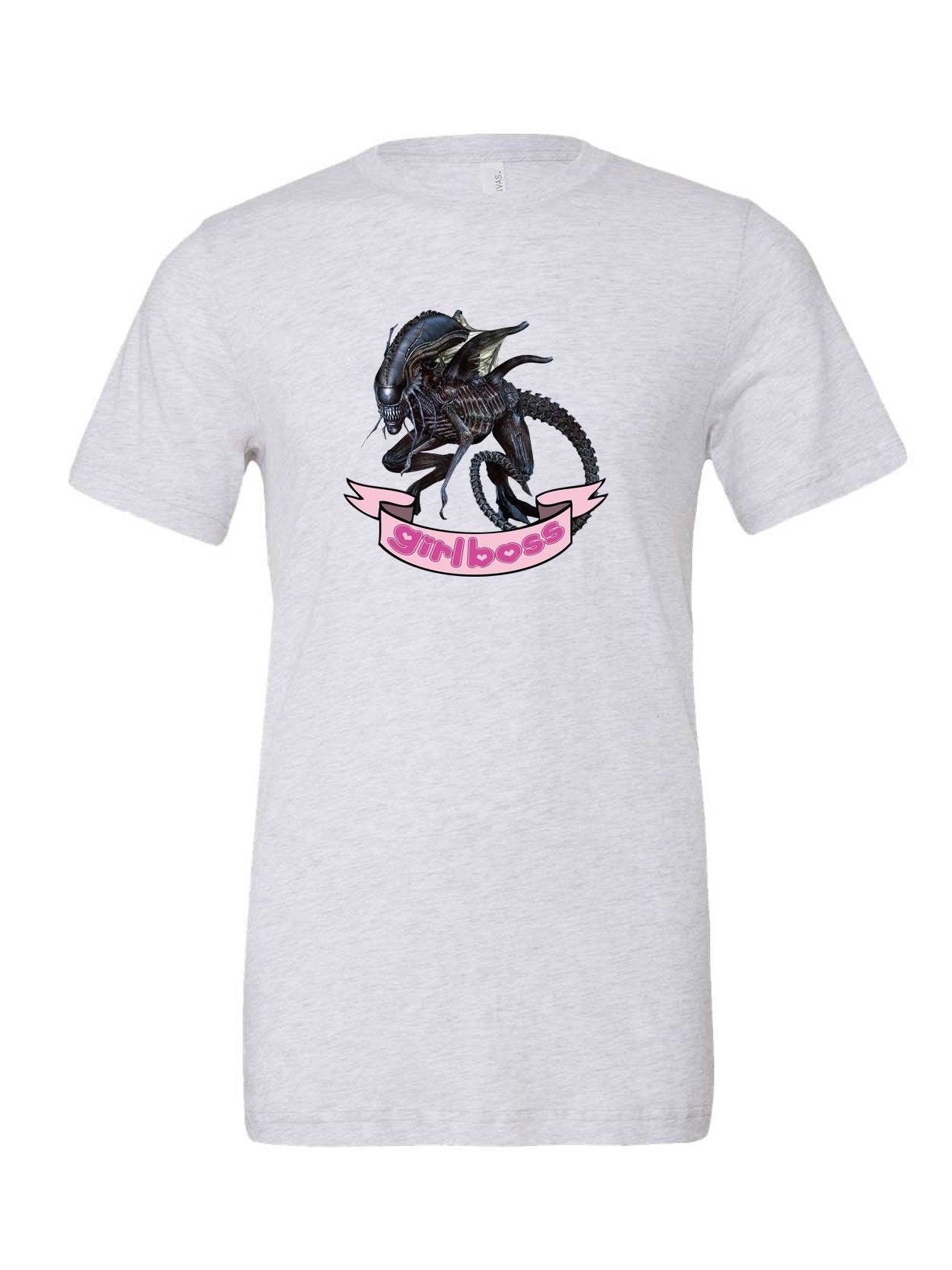 Girl Boss on a white t-shirt