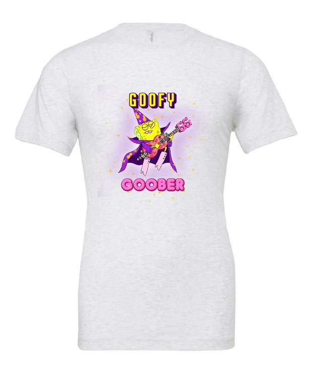 spongebob tv show goofy white tshirt t-shirt 