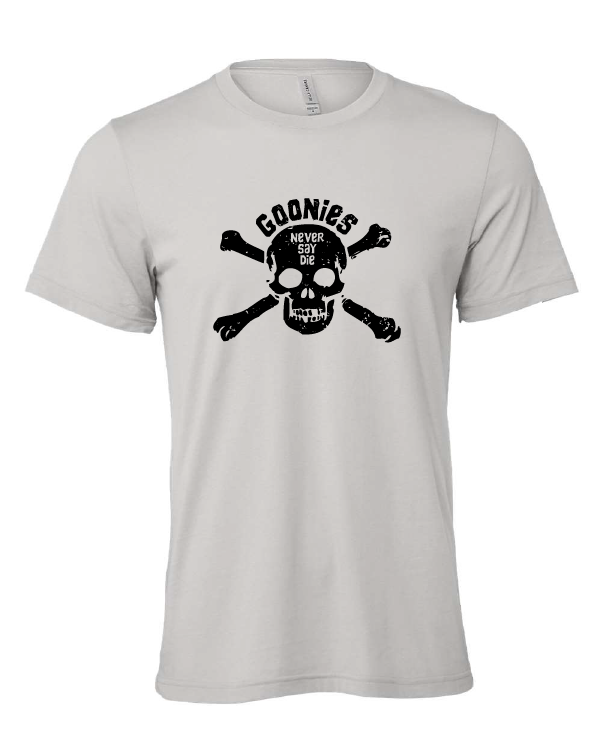 goonies movie gray tshirt gray t-shirt