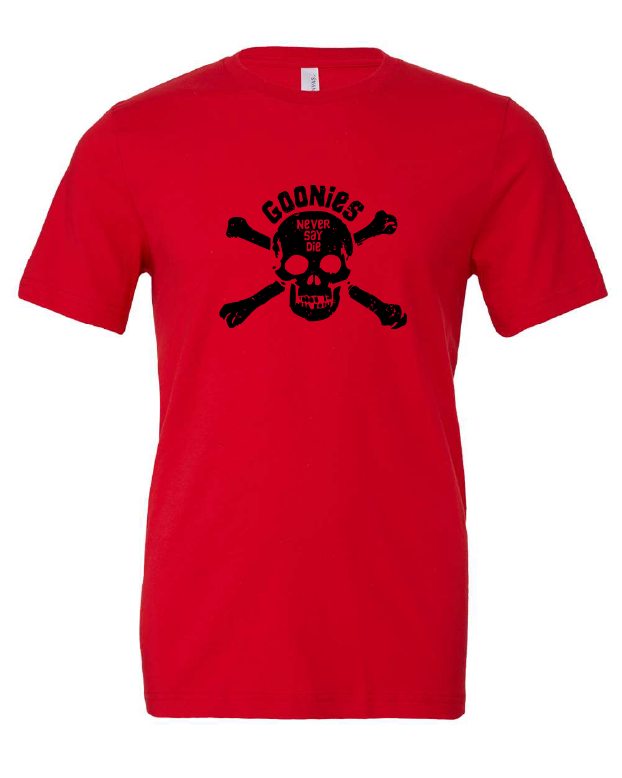 goonies movie red tshirt red t-shirt