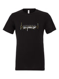 Gossip Girl, Go Piss Girl on a black t-shirt