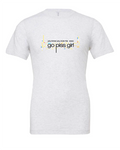 Gossip Girl, Go Piss Girl design on a white t-shirt