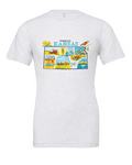 Greetings from Kansas design on a white t-shirt