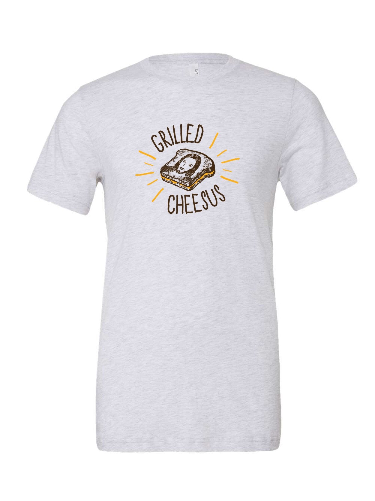 Grilled Cheesus on a white t-shirt