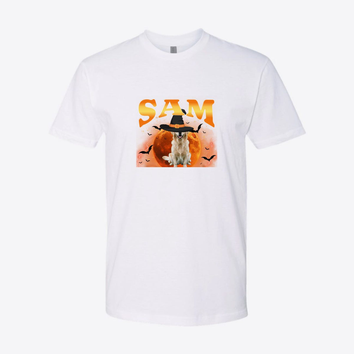 Halloween Bootleg Pet Portrait Custom Tee