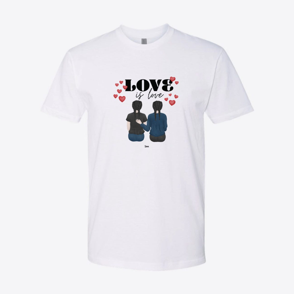Happy Pride Couple Custom Tee