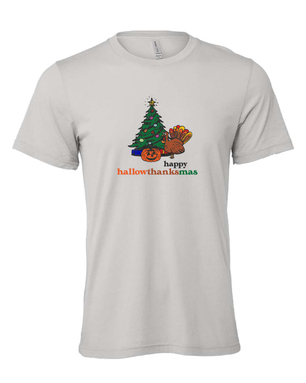 Happy Hallowthanksmas t-shirt, photo 1