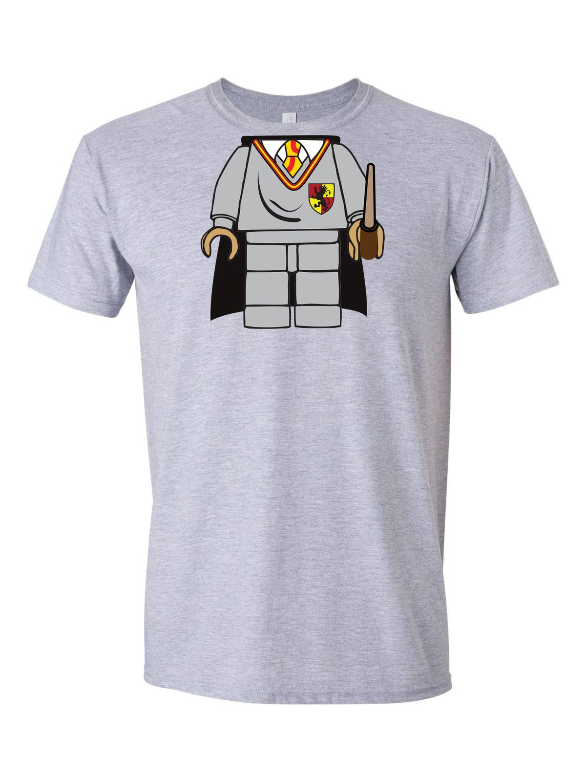 Harry Potter Lego Costume design on a sport grey t-shirt