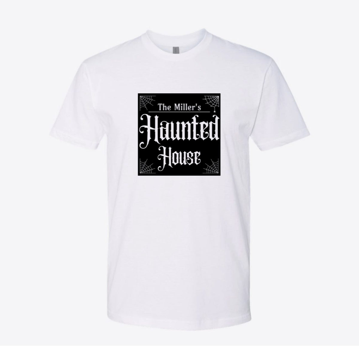 Haunted House Family Name Custom Tee