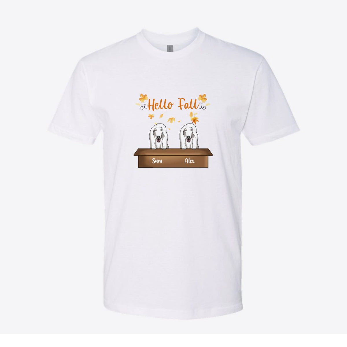Hello Fall Pets Custom Tee