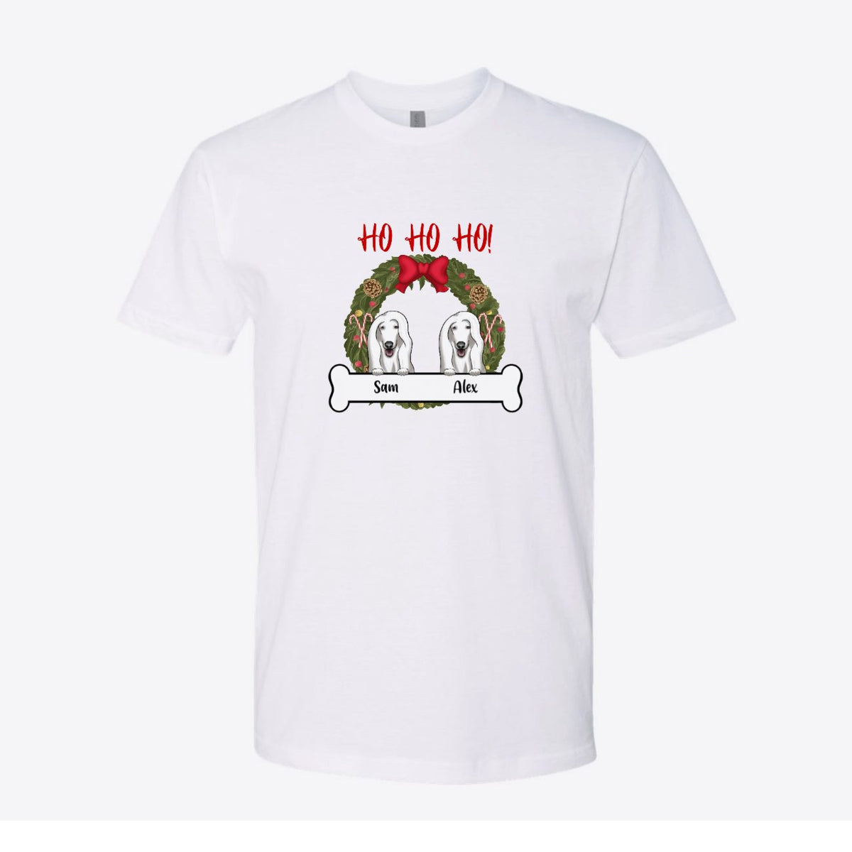 Ho Ho Ho Dogs Custom Tee