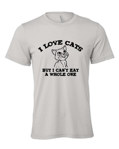 funny cats gray tshirt gray t-shirt
