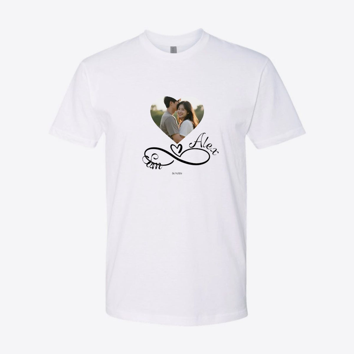 Infinite Love Photo Custom Tee