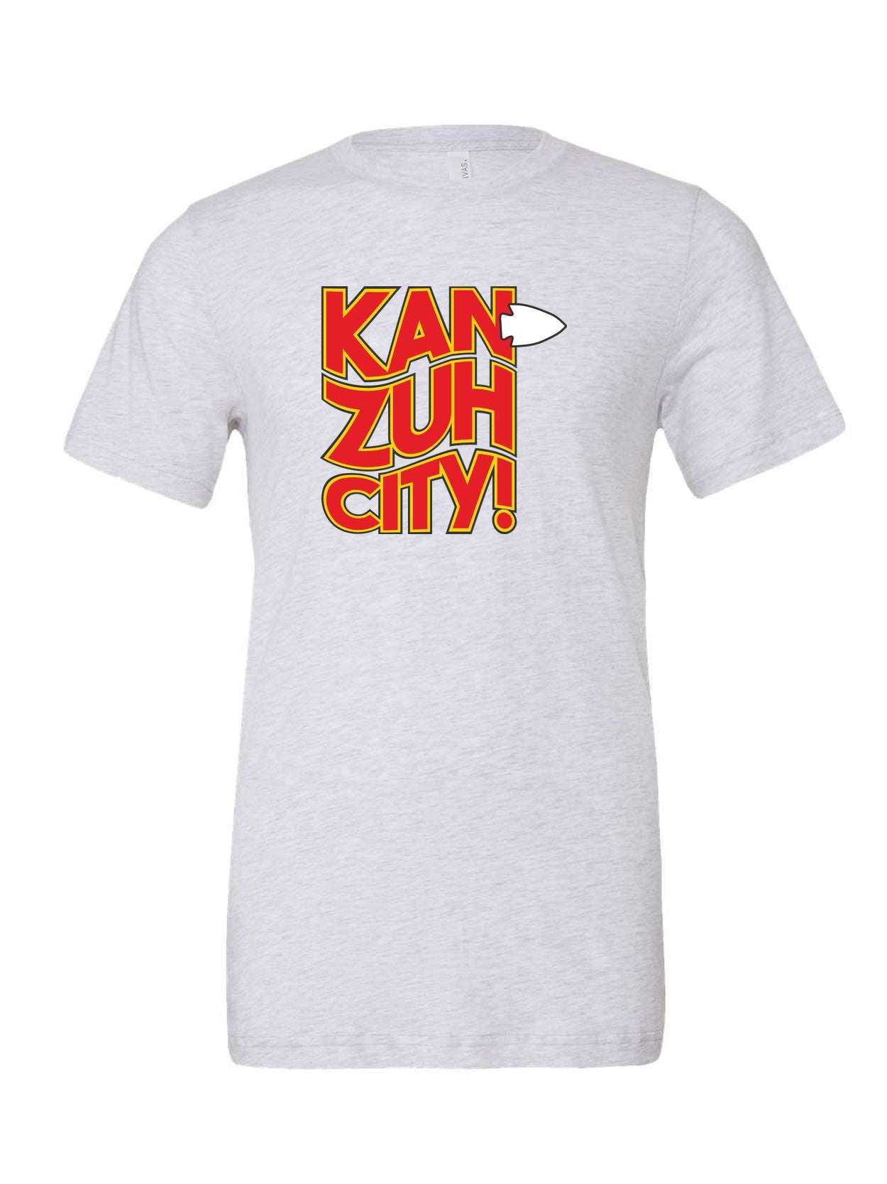 Kan-Zuh-City! on a white t-shirt