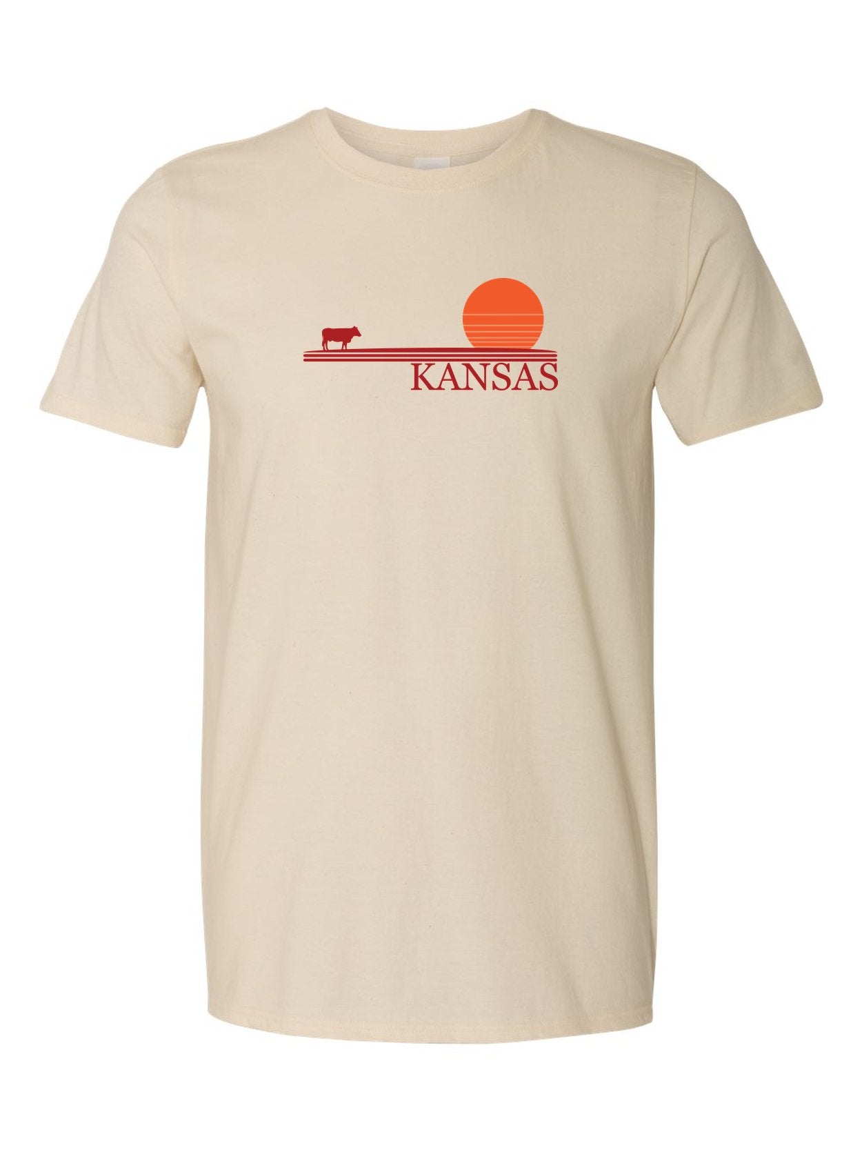 Kansas Cow Sunset tee from ACME Lawrence