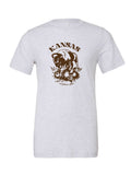 Kansas Sunflower State Bison on a white t-shirt