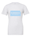 Kansas It's Not That Bad! design on a white t-shirt