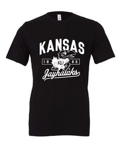 Kansas Jayhawks 1865 Black and White