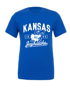 Kansas Jayhawks 1865 Black and White