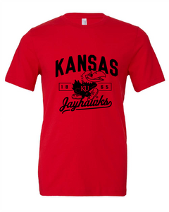 Kansas Jayhawks 1865 Black and White