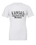 Kansas: Racing Utah into the 19th Century design on a white t-shirt