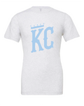 KC Crown design on a white t-shirt