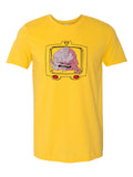 Krang Costume design on a daisy yellow t-shirt