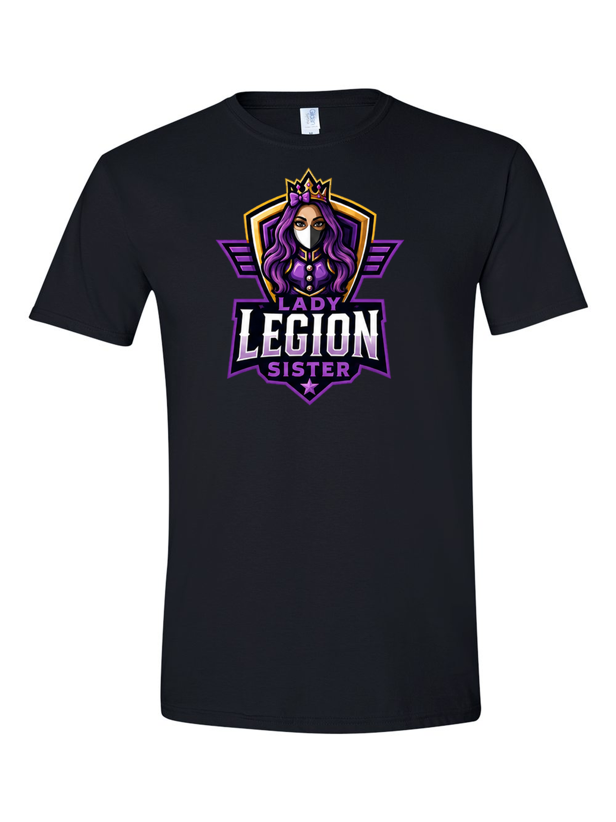 Lady Legion Family Tee, Sister badge, black