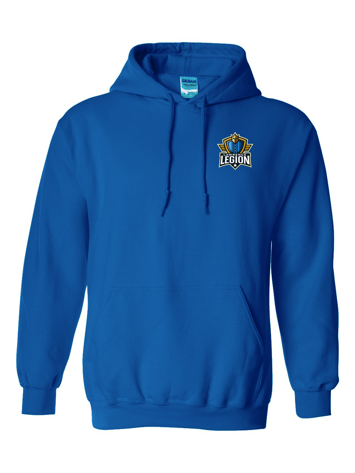 Lawrence Legion pocket hoodie in royal
