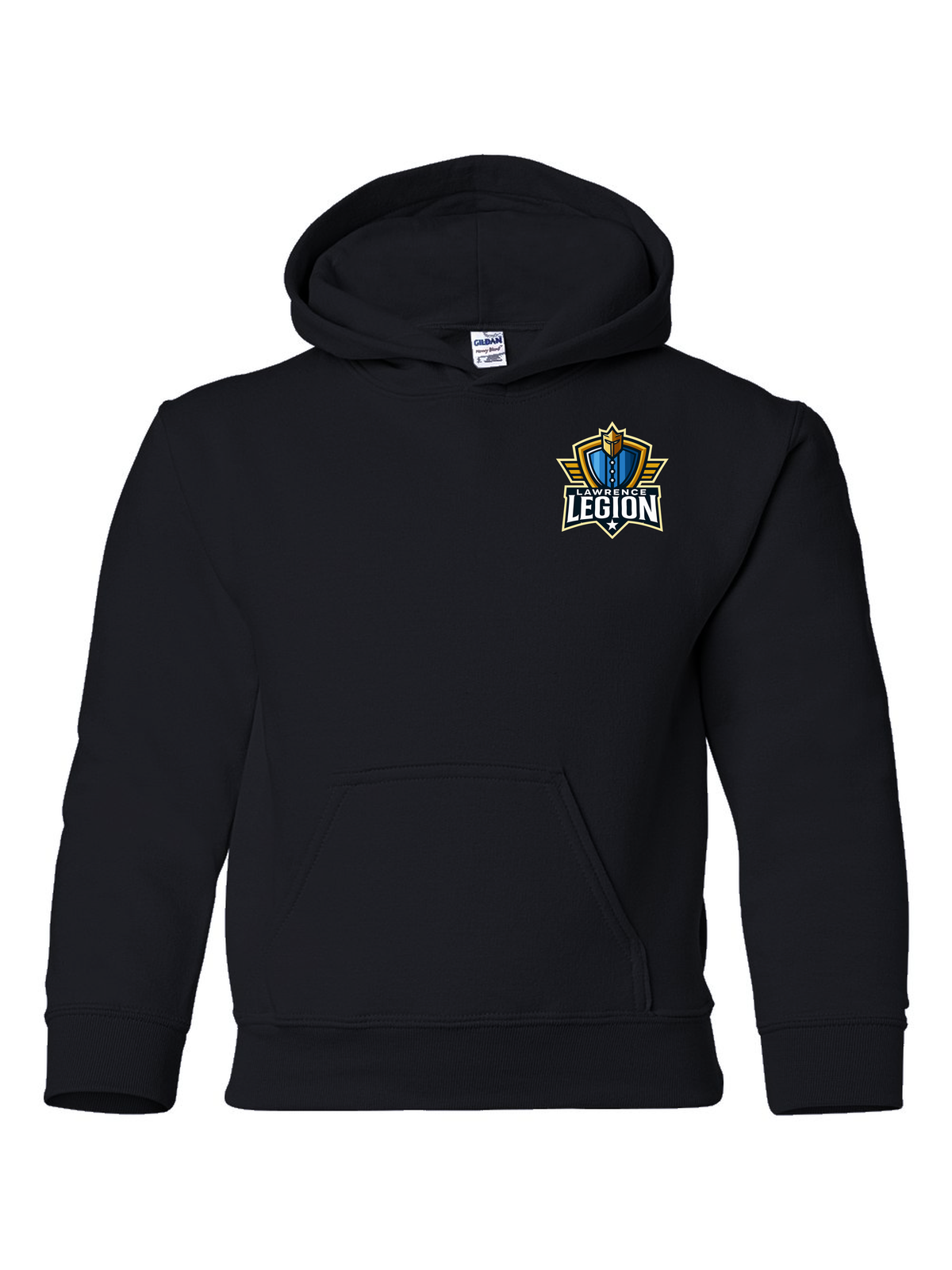 Lawrence Legion youth pocket hoodie in black
