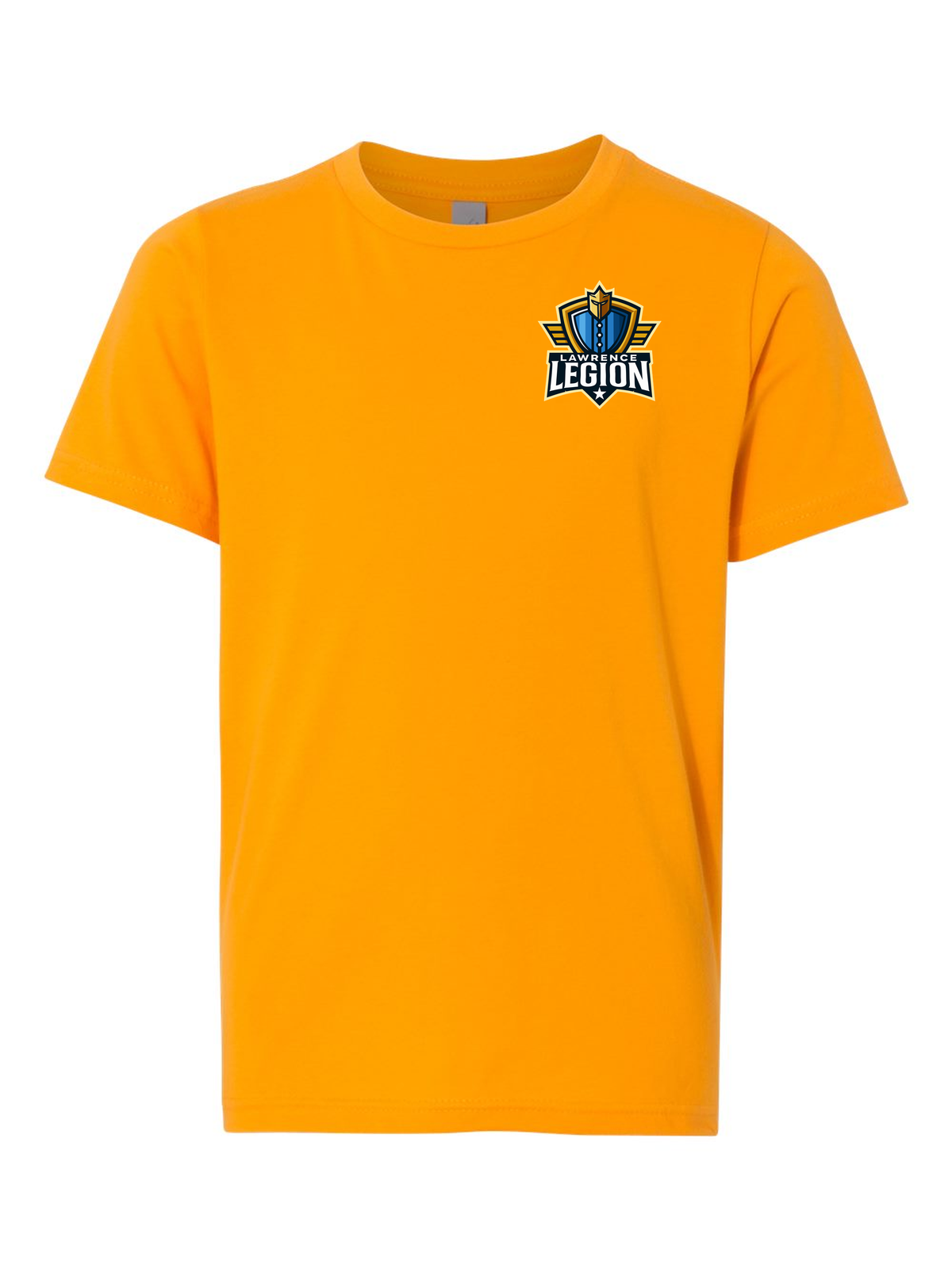 Lawrence Legion youth pocket tee in gold