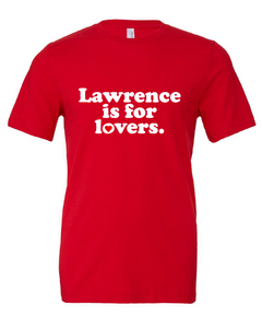 lawrence kansas lovers state pride red tshirt t-shirt 