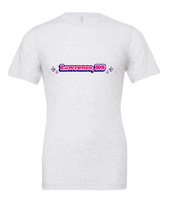 lawrence kansas local sparkle college town white tshirt t-shirt 