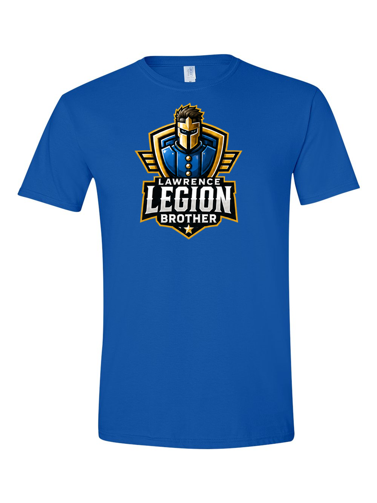 Legion Boyz Family Tee, Brother badge, royal