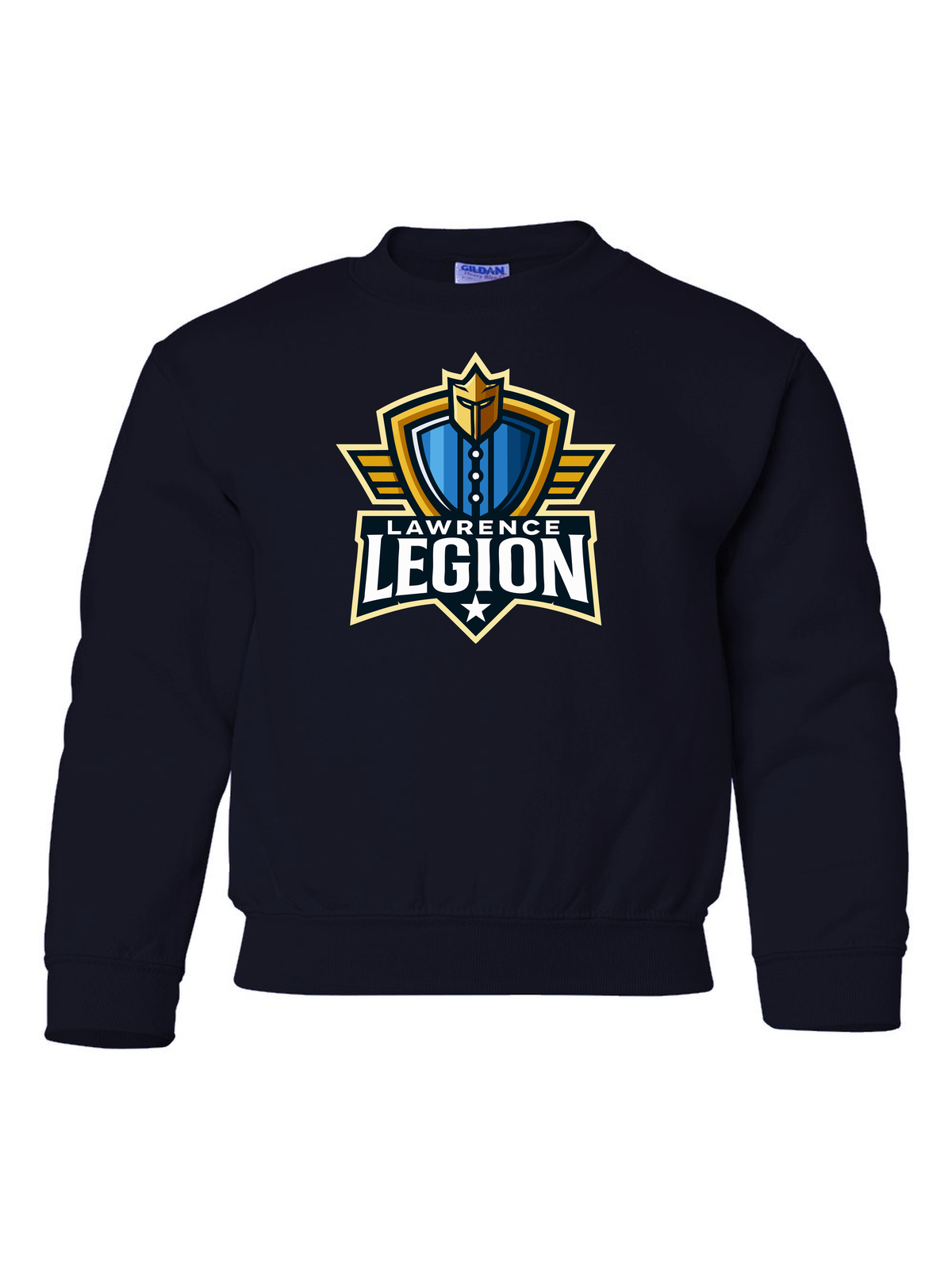 Lawrence Legion youth crewneck in black