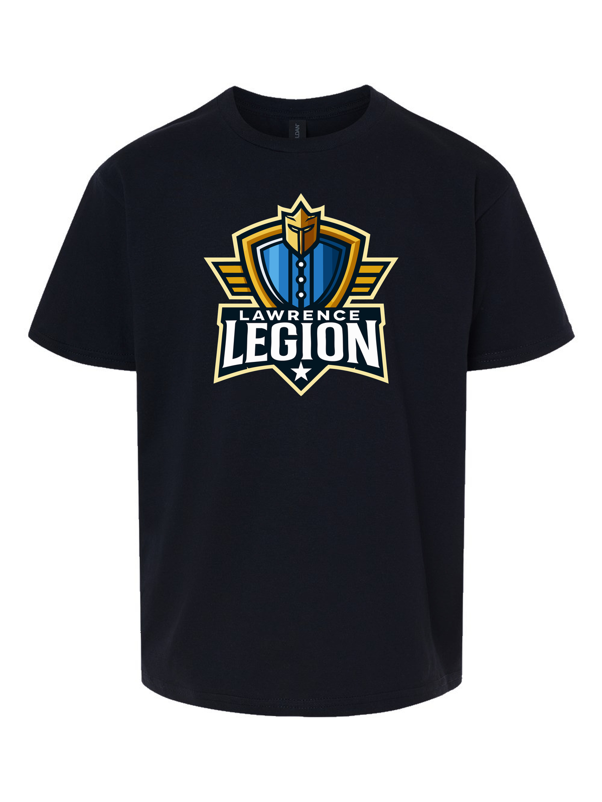 Lawrence Legion youth tee in black