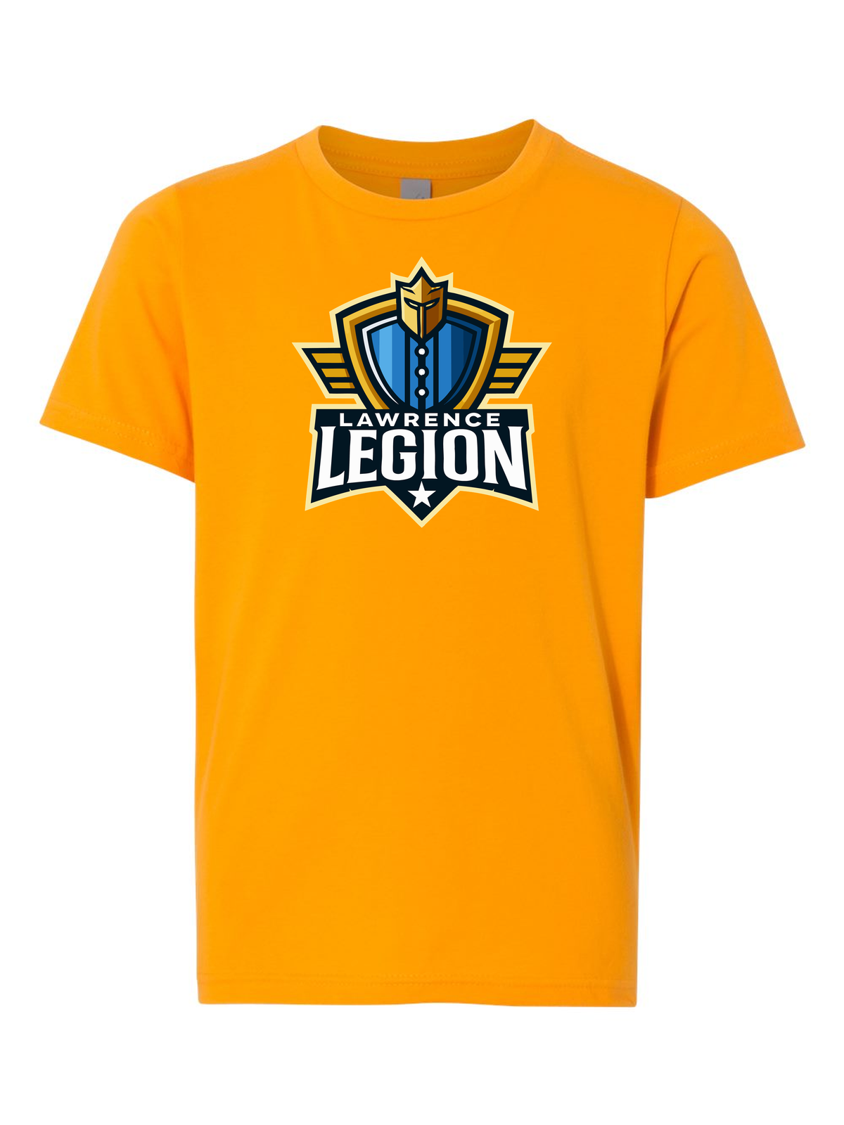 Lawrence Legion youth tee in gold